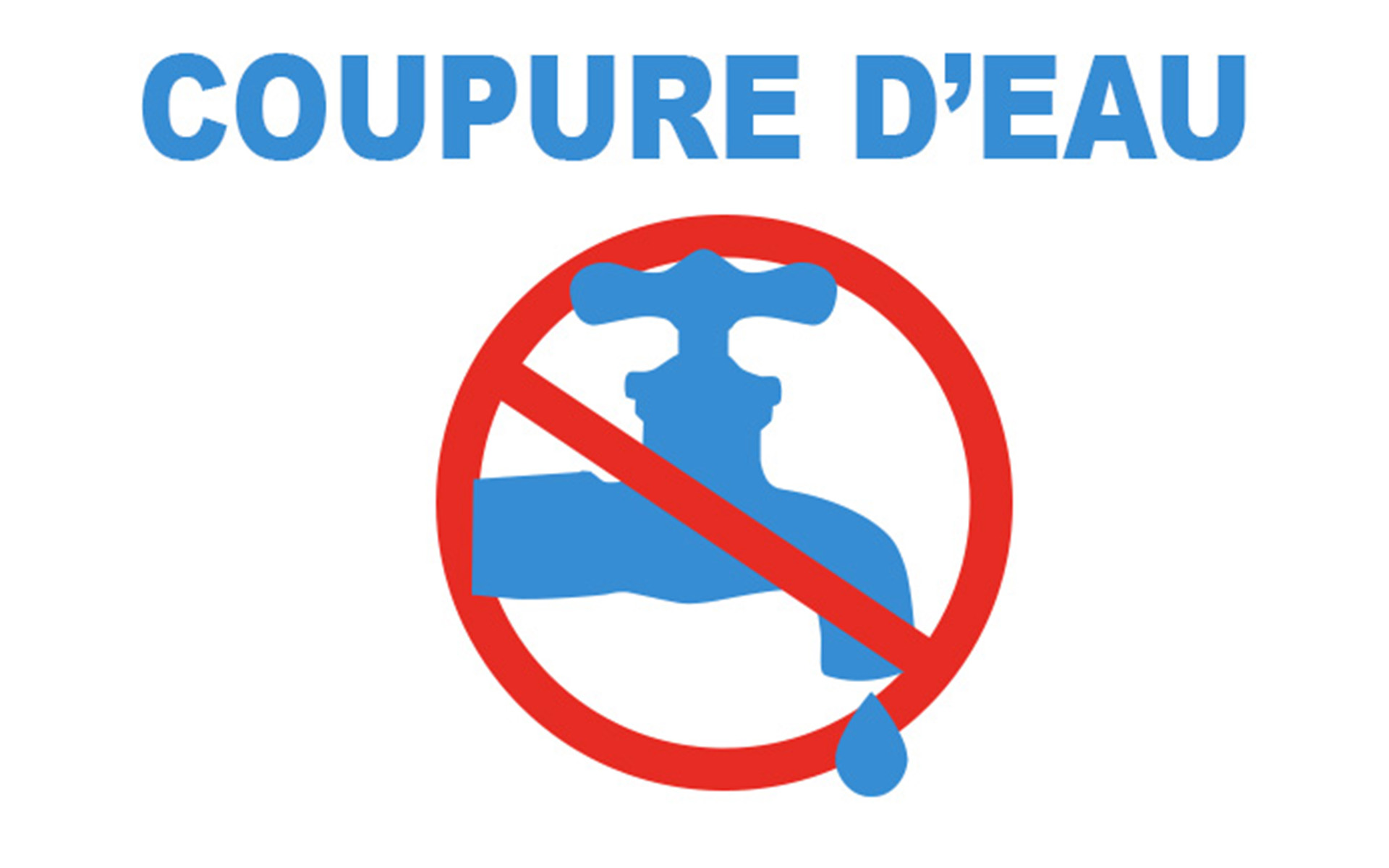 COUPURE EAU